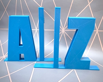 Alphabet A-Z Bookends – 3D Printed PLA Book Storage
