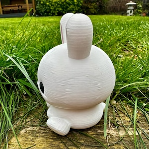 Archivo de impresión 3D de conejito Kawaii 3MF – Decoración de Pascua regordeta (DESCARGA DIGITAL) imagen 4
