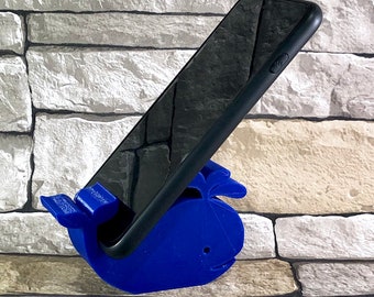 3D Printed Whale Phone Stand: Sea Life Desk Accessory