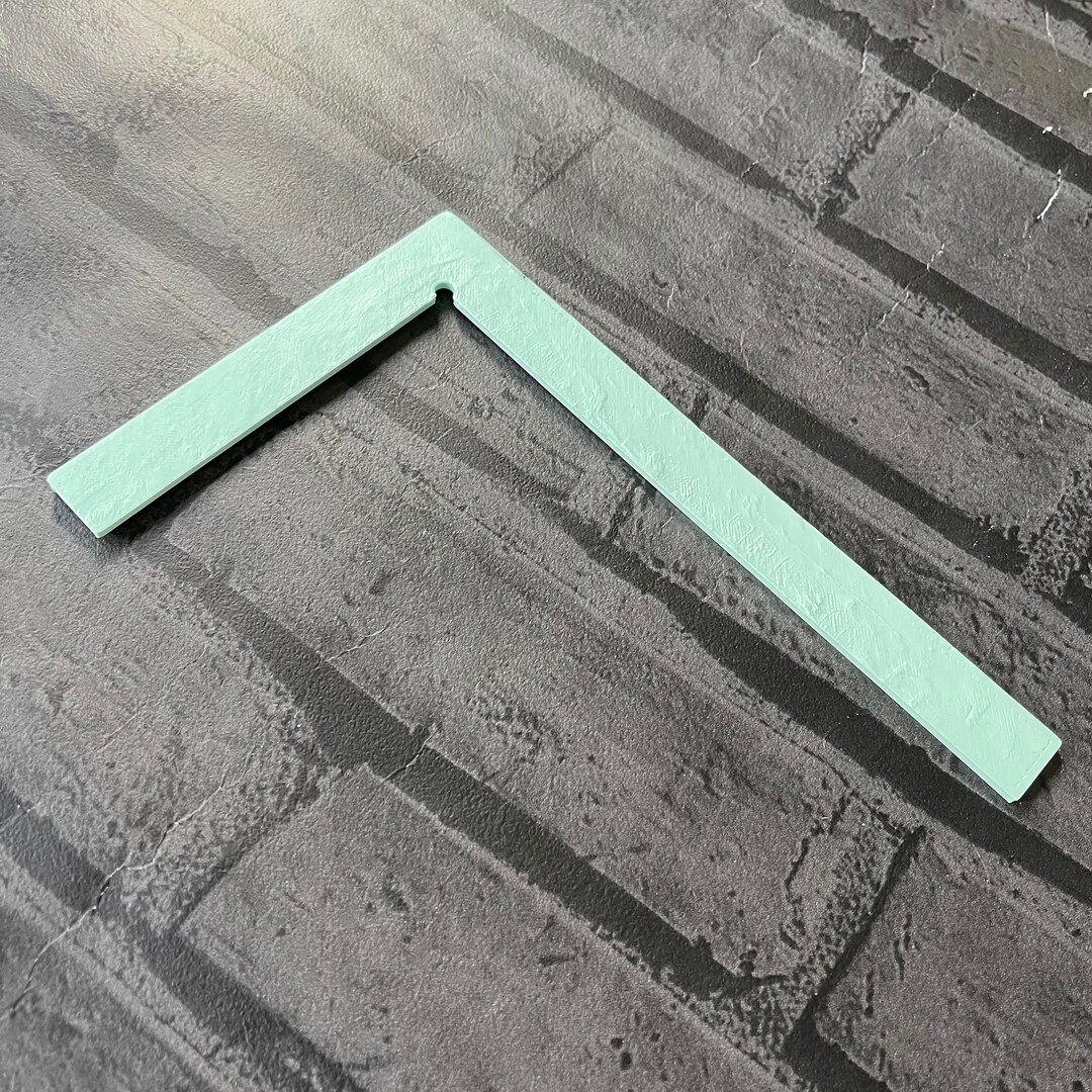 Bookbinding Square With Stop for Bookbinding With l Shape 3D Printed