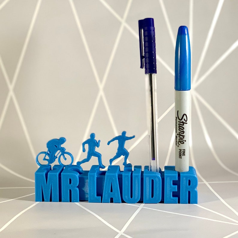 Personalised Pen Pot Teachers Gifts 3D printed Stationary Desk Decor Office Fun Gifts image 9