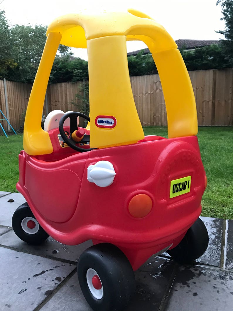 Little Tikes Numberplate Personalised 3D printed Toy Car