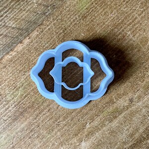 Piastrella marocchina a forma di - Tagliapiatti per ciambelle polimeriche - Gioielleria - Collana Charm - Biscotto - Biscotto - Fondente - Impasto - Unico nel suo genere
