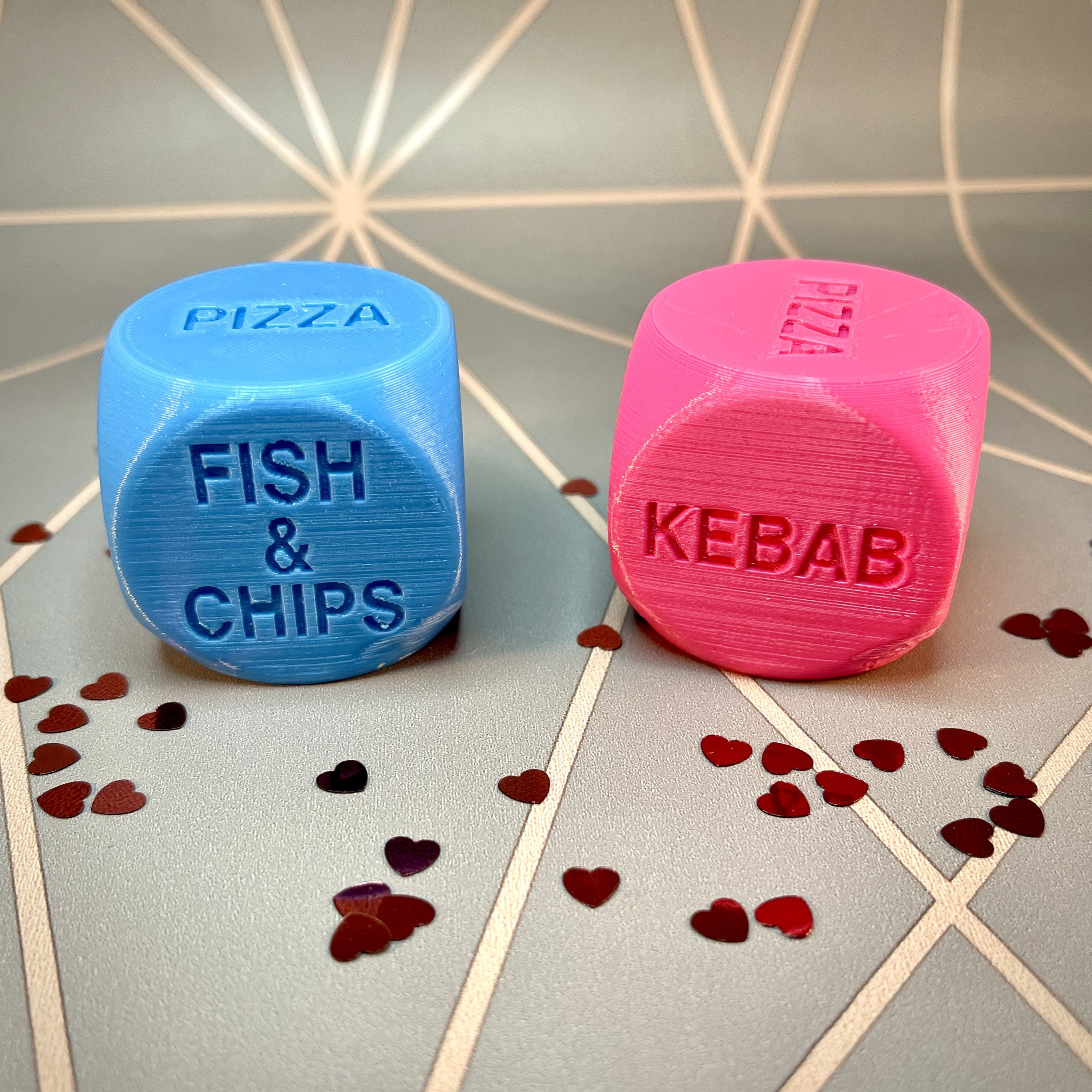 Takeaway Dice 3D Printed Novelty Gift Idea for Him Her Etsy
