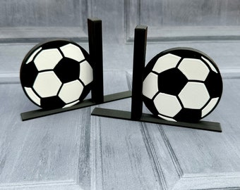3D Printed Football Bookends: Sports Decor for Kids' Room