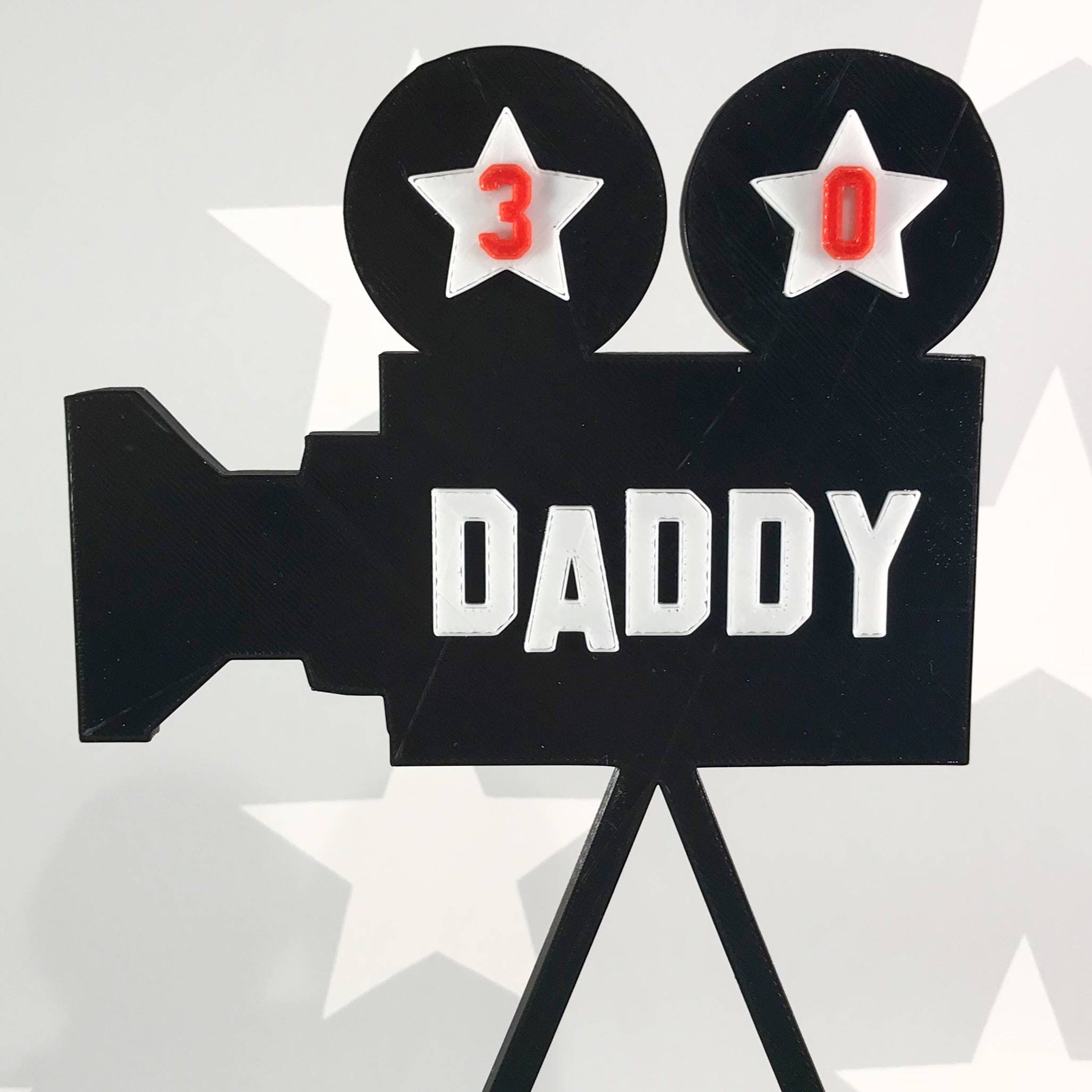 Movie Cinema Camera Birthday Cake Topper Movie Lover | Etsy