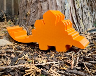 Stegosaurus Dinosaur Pen/Pencil/Crayon Pot - 3D Printed - Children - Kids - Art - Desk - Stationary - Personalised
