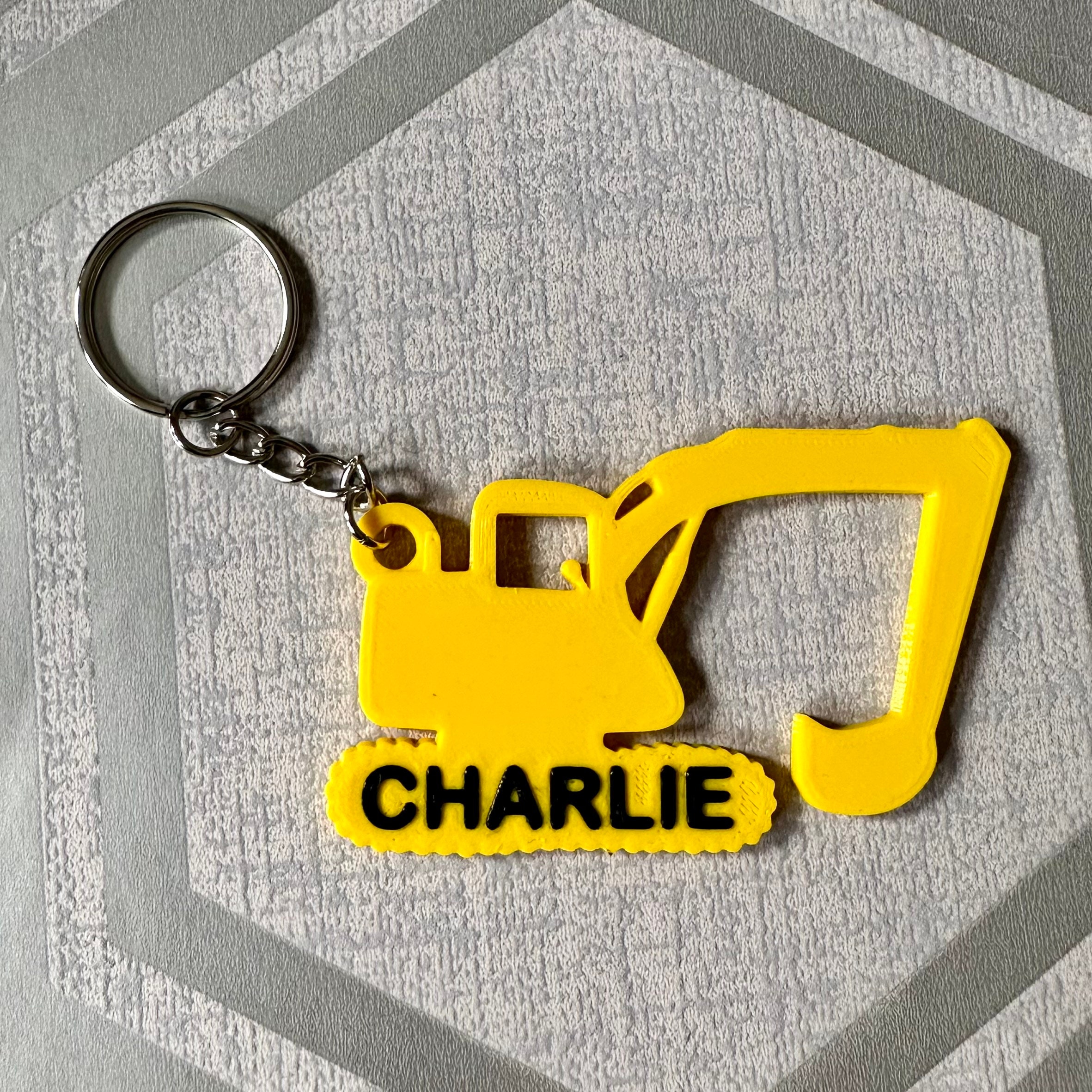 Jcb Digger Keyring JCB Loop Keyring JCB Explore