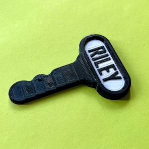 Little Tikes Chiave sostitutiva per auto personalizzata - Stampata in 3D - Auto giocattolo - Targa - Bambini - Nome - Giocattoli da giardino - Regali per il primo compleanno