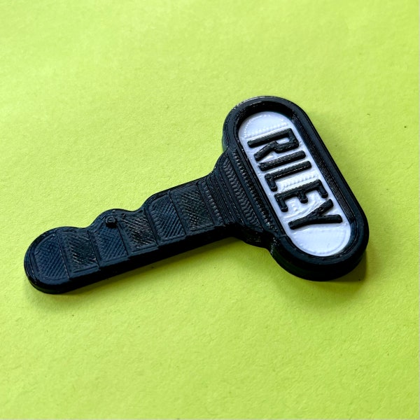 Little Tikes Car Replacement Key Personalised - 3D printed - Toy Car - Children - Kids - Name - Garden Toys - First 1st Birthday Gifts