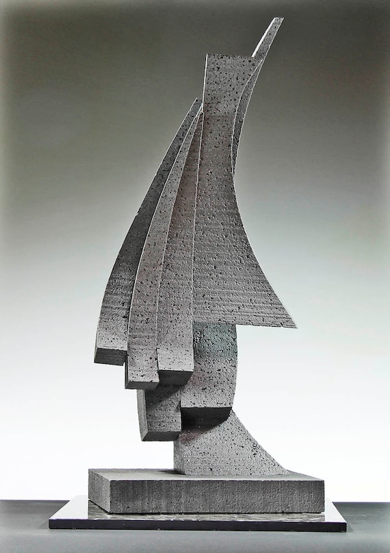 FULL SAILS - Architectural Geometric Abstract Sculpture Maquette
