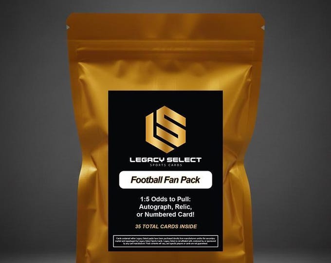 Football Fan Pack (35 Cards) – Stars, Rookies, Parallels, & 1:5 Hit Odds!