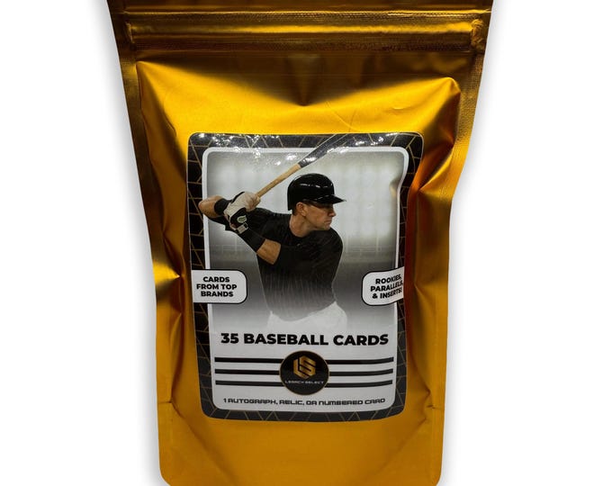Baseball 35-Card Mega Pack (1 Autograph, Relic, or Numbered Card)