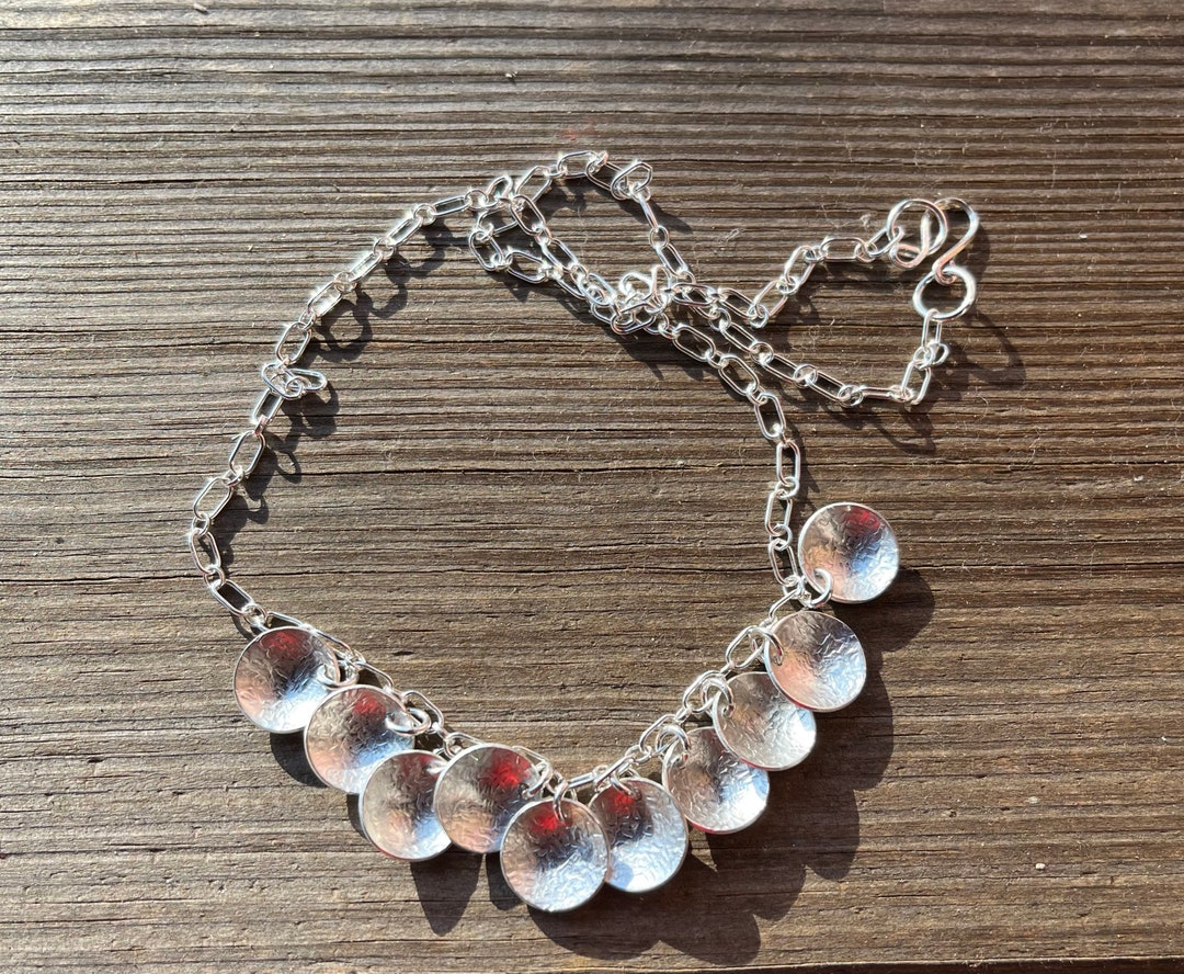 Diamond Mini Disc Necklace