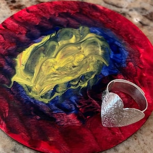 Sterling heart ring