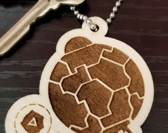 Outer Wilds Brittle Hollow Keychain Laser Engraved