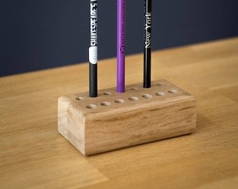 Pencilcase, Cube,Oak Wood