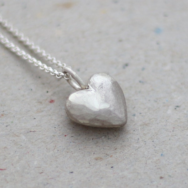 Pendentif coeur, pendentif coeur argent, orfèvre