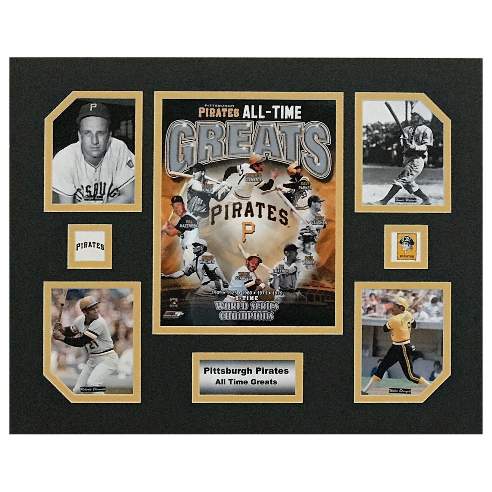 Pittsburgh Pirates MLB Alltime Greats 16 X 20 Inch Collage Etsy