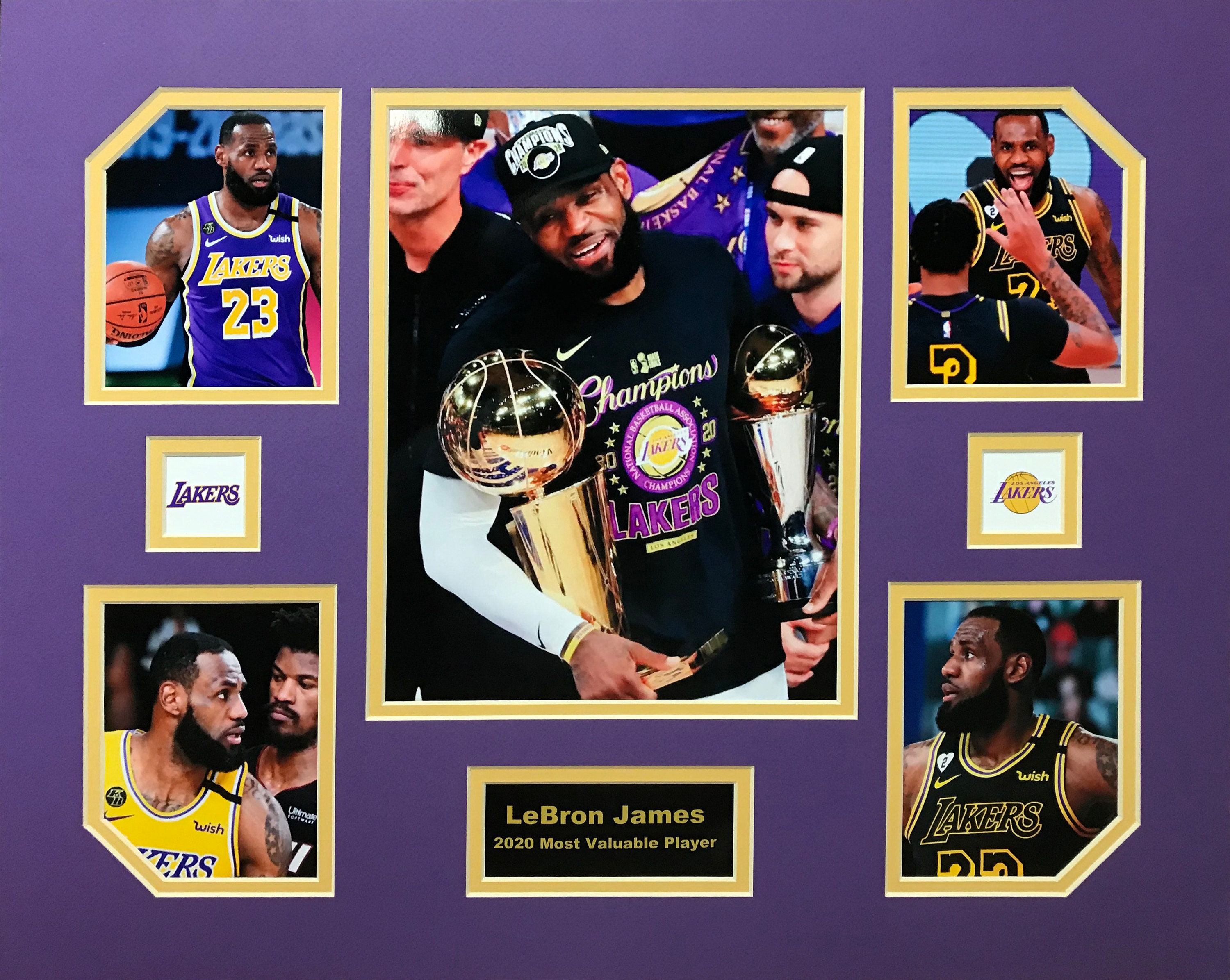 LeBron James 2020 NBA Championship Finals MVP Los Angeles Lakers Offic –  Sports Poster Warehouse