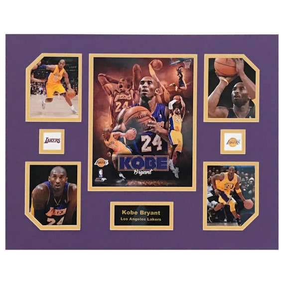 Kobe Bryant Los Angeles Lakers NBA Basketball 16 x 20 inch Collage