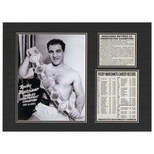 Rocky Marciano Retires Boxing Heavyweight Champion Tribute