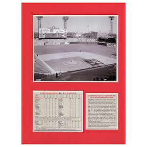 Sportsman&#39;s Park last game St Louis Cardinals Tribute