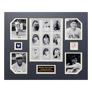 New York Yankees 1927 MLB Baseball Murderers Row World Series Champions 16 x 20 inch Collage