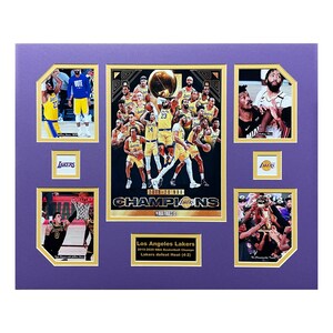 Los Angeles Lakers 2020 NBA Basketball Champions 16 x 20 inch Collage
