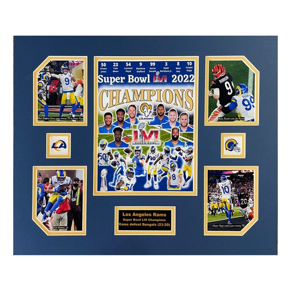 Los Angeles Rams 2021-22 NFL Football Super Bowl LVI Champions 