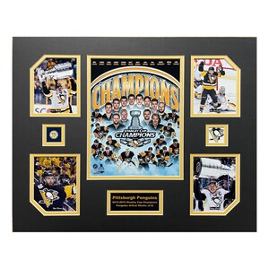 Pittsburgh Penguins 2016 NHL Hockey Stanley Cup Champions 16 x 20 inch collage