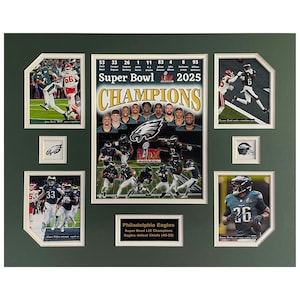 Philadelphia Eagles 2024-25 NFL Football Super Bowl LIX Champions 16 x 20 inch Collage