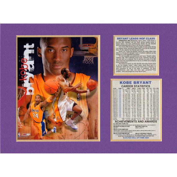 Kobe Bryant Los Angeles Lakers Hall of Fame NBA Tribute
