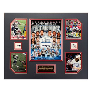 New England Patriots 2016-17 NFL Football Super Bowl LI Champions 16 x 20 inch collage