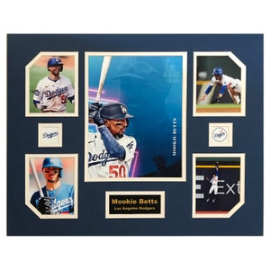 Mookie Betts Los Angeles Dodgers Autographed Framed Blue Nike Authentic  Jersey Collage