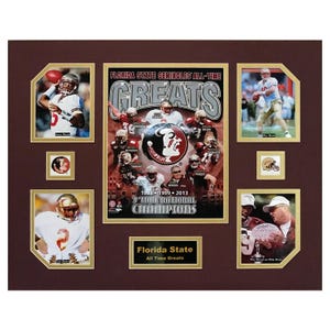 Florida State U Seminoles NCAA Football All-Time Greats 16 x 20 inch Collage