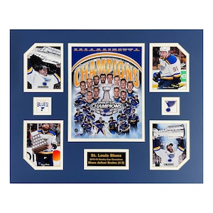 St. Louis Blues 2019 NHL Hockey Stanley Cup Champions 16 x 20 inch collage
