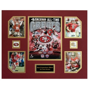San Francisco 49ers NFL Football All-Time Greats 16 x 20 inch Collage