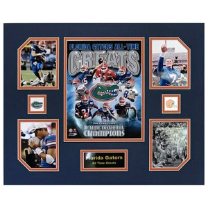 U Florida Gators NCAA Football All-Time Greats 16 x 20 inch Collage