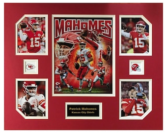 Patrick Mahomes Kansas City Chiefs NFL Football 16 x 20 inch Collage