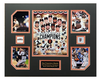 San Francisco Giants, Champions des séries mondiales de baseball MLB 2014 des Giants de San Francisco, 16 po. x 20 po. Collage