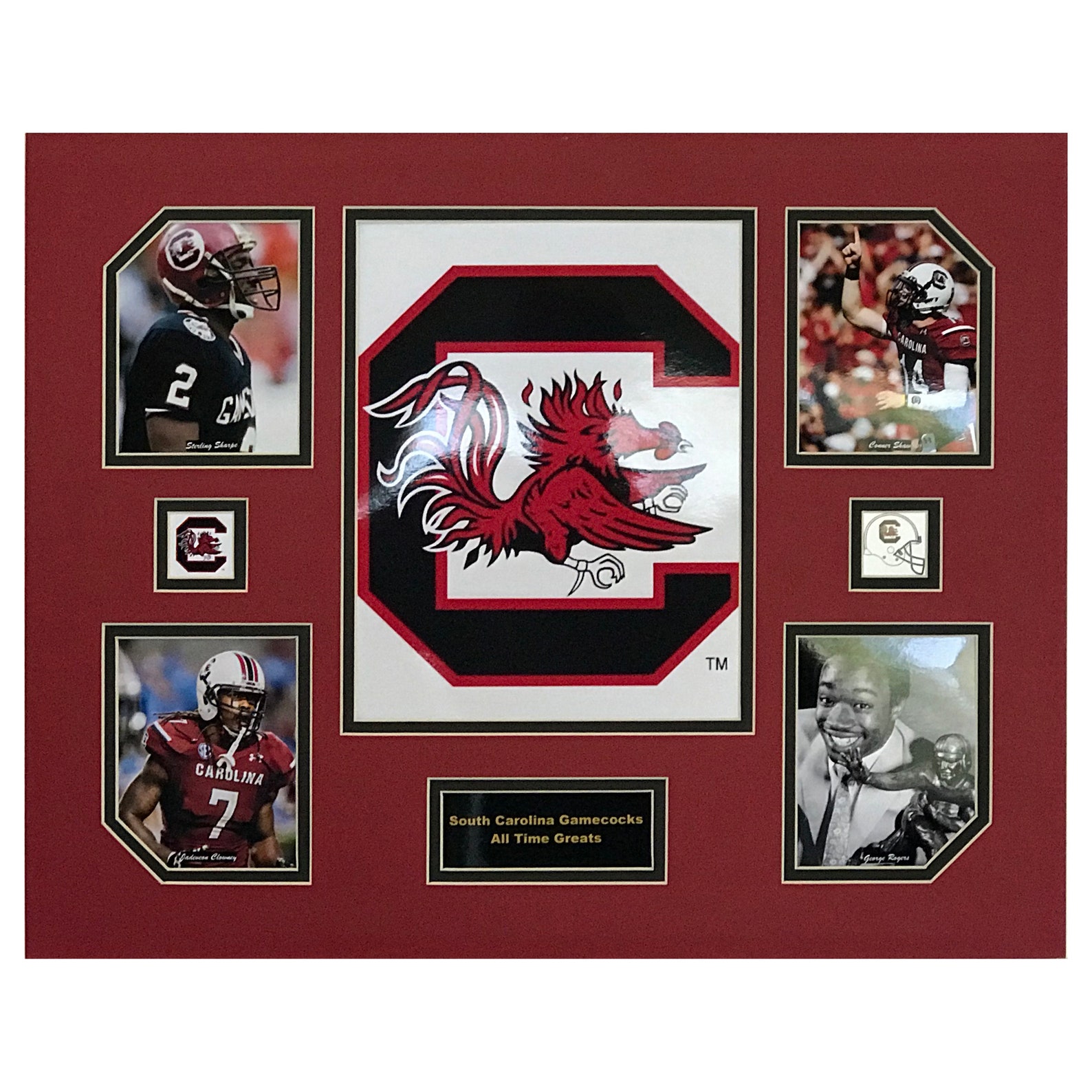 U South Carolina Gamecocks NCAA Football All time Greats 16 X Etsy
