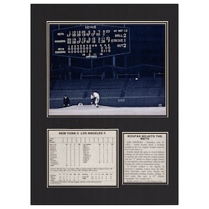 Sandy Koufax 1st No-Hitter Los Angeles Dodgers Tribute
