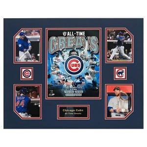 Chicago Cubs MLB All-Time Greats 16 x 20 inch Collage