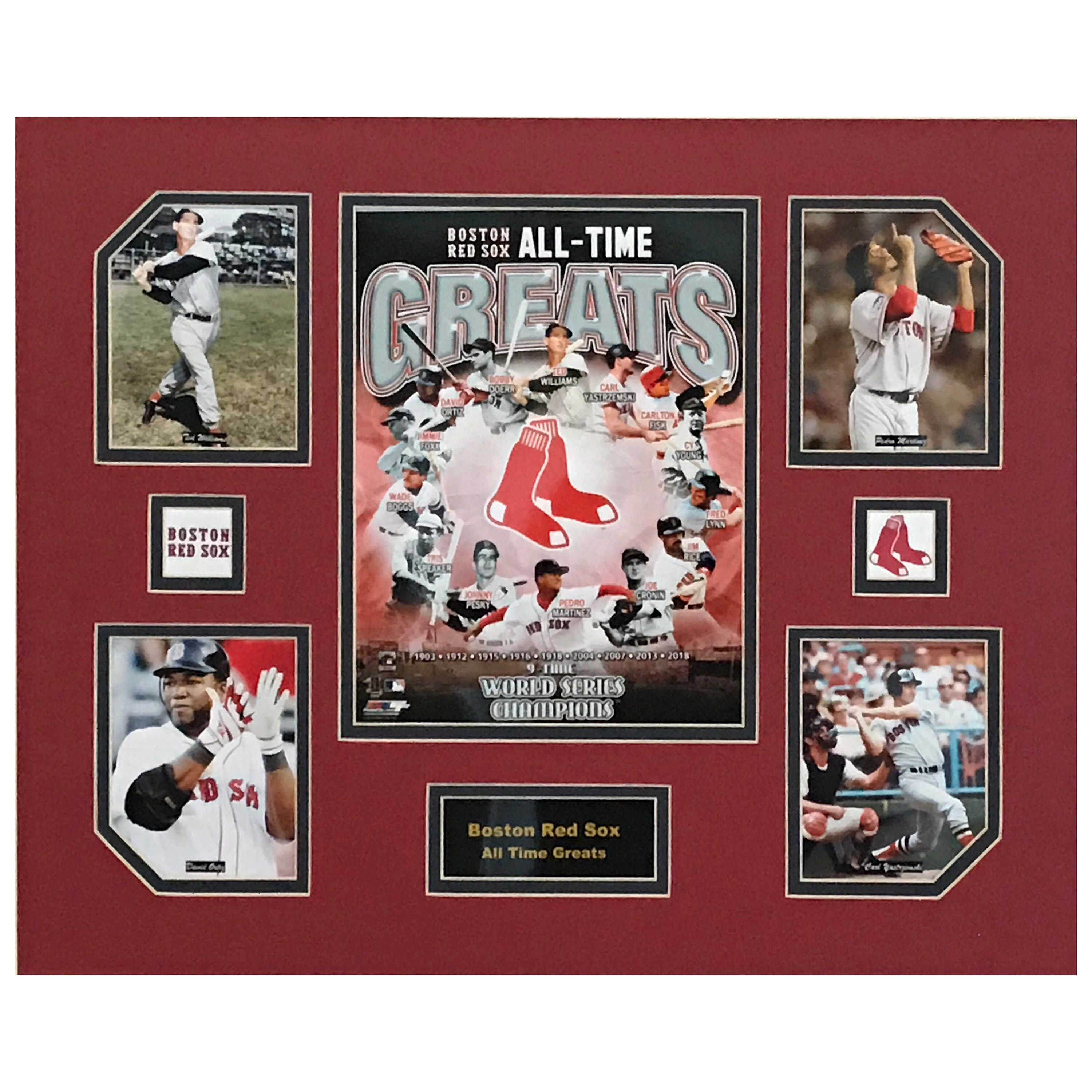 Boston Red Sox MLB AllTime Greats 16 x 20 inch Collage Etsy