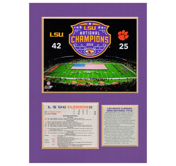LSU Tigers Win 2019-2020 CFP Championship Beat Clemson Tribute