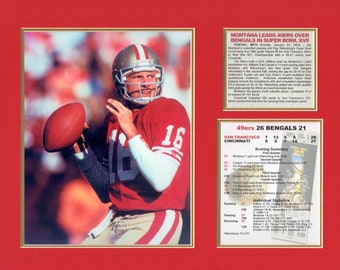 San Francisco 49ers Joe Montana Super Bowl Champions Tribute