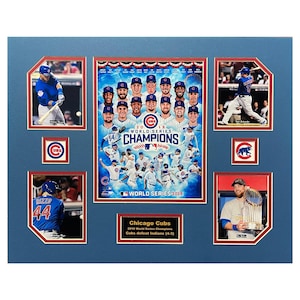 Chicago Cubs 2016 MLB Baseball World Series Champions 16 x 20 inch Collage