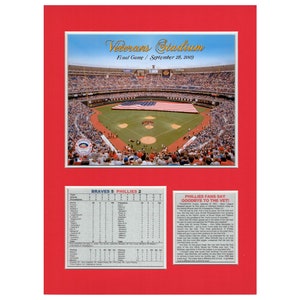 Veterans Stadium Philadelphia Phillies Final Game Tribute