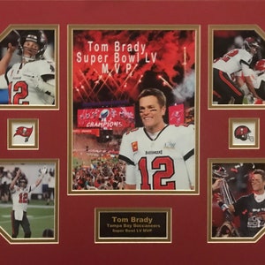 Tom Brady Super Bowl MVP Tampa Bay Buccaneers NFL Football 16 x 20 inch Collage
